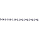 M-Wave Unisex – Erwachsene Singlespeed Fahrradkette, für 1-Fach und auch Nabenschaltungen geeignet, 112 Glieder, 1/2' x 1/8', Anti-Rost Beschichtung, inkl. Verschlussglied, Silber