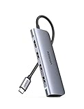 UGREEN USB C Hub HDMI USB C Adapter mit 4K HDMI, 3 USB 3.0, SD/TF Kartenleser kompatibel mit MacBook Pro, Surface Pro 7, Surface Go, iPad Pro, Galaxy Tab S7 und mehr Typ C Geräten