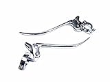 Enfield County BSA Triumph Ariel Brems- und Kupplungshebel Messing verchromt Vintage 2,5 cm