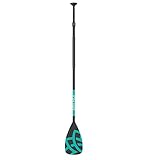 ARIINUI SUP Paddel Alu 170-210 3-TLG Black Teal Stand up Paddle ovaler Schaft