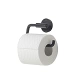 Tiger Urban Toilettenpapierhalter schwenkbar, Farbe: Schwarz, mit austauschbaren Dekor-Ringen zur individuellen Gestaltung