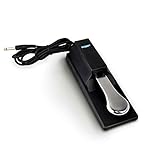 HQRP Universal-Sustainpedal im Pianostil für M-Audio/Yamaha/Casio/Roland/Piano Korg/Kurzweil Keyboards