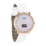 X-WATCH │ SOE XW Pure │ Damen Smartwatch elegant – Damenuhr rosegold – Uhr mit Schrittzähler – Damen Fitness Tracker