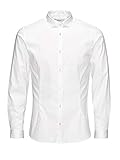 JACK & JONES Herren Jjprparma Shirt L/S Noos Businesshemd ,White,XXL