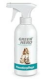 Green Hero Haustierpflege Pflegt die Haut bei Juckreiz Milben Pilz Räude Reizungen Läusen und unterstützt den Regenerationsprozess für Hund und Katze 500ml