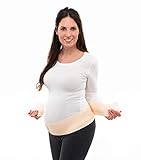Herzmutter Bauchgurt-Schwangerschafts-Stützgürtel-Bauchband - größenverstellbarer Schwangerschaftsgurt - Bauchgurt Schwangerschaft - Gymnastik-Yoga-Sport - 3200 (XXL-XXXL, Schwarz)