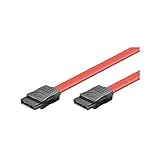 Wentronic HDD S-ATA Kabel 1,5GBs/3GBs (S-ATA L-Type auf L-Type) 0,5 m rot