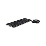 Rapoo 9060 kabelloses optisches Multimodus-Kombi-Set mit Maus und Tastatur, Bluetooth 3.0, 4.0 und 2,4 GHz, schwarz