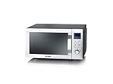 SEVERIN 7758 3-in-1 Mikrowelle mit Keramikboden, Edelstahl/Schwarz-matt