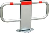 Mannus Parkplatz Sperrbügel TUB 2020, Parkplatzabsperrung, Stahl feuerverzinkt – B:78cm, H:47,5cm, Made in Austria – Österr. Qualitätsprodukt