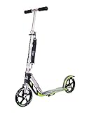 HUDORA 6956016014695 14695 BigWheel 205-Das Original mit RX Pro Technologie-Tret-Roller klappbar-City-Scooter, schwarz/grün