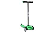 KETTLER Kinderscooter Kickboard KWIZZY, für Kinder ab 3 Jahren, stabiles Fahrverhalten durch Zwei Vorderräder, mit Kick-Fußbremse TÜV zertifizierte Sicherheit und Fahrverhalten (Grün)