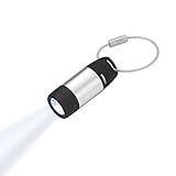 TROIKA Taschenlampe ECO CHARGE - TOR40/SI - Taschenlicht LED Lampe (weiß) - über USB wiederaufladbar - Metall/Kunststoff - das Original von TROIKA