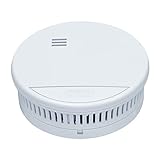 ABUS Rauchmelder RWM90 geeignet für Wohnräume und Kellerräume - 5 Jahre Batterie - 85db Alarmlautstärke - weiß - 89520