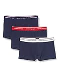 Tommy Hilfiger Herren Hüft-Shorts 3p Lr Trunk, 3er Pack, Mehrfarbig (Multi / Peacoat 904), Medium