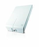 One For All DVB-T/DVB-T2 Outdoor/Außenantenne - 4K 1080P HD/HDTV Fernseher TV Antenne mit Verstärker - 0-50 km Reichweite – 10 meter Koaxialkabel - UHF/VHF - weiß - SV9455