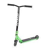 Apollo Stunt Scooter - Star Pro - Grün - HighQuality eloxierter Profi StuntScooter, ABEC 9 Kugellagern, 100mm Wheels mit Alu Core, Funscooter, Roller