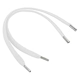REMA 1 Paar Schnürsenkel Weiss - flach - schmal - bis 300 cm (150 cm, Weiss)