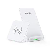 CHOETECH Wireless Charger 2Pack, 7.5/10W Fast Qi Induktion Ladestation Kabelloses Ladegerät für iPhone 12/mini/12 Pro Max/SE 2020/11/11 Pro Max/XS MAX/XR/XS/X,Galaxy Note 20/10/9/S20/S10,AirPods 2/Pro