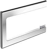 KEUCO Toilettenpapierhalter aus Metall, hochglanz-verchromt, offene Form, WC-Rollenhalter für Badezimmer und Gäste-WC, Edition 400