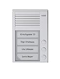 Auerswald TFS-Dialog 203,Türsprechstelle 3Taster Für A/B aluminium