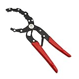 njuyd Multifunktions-Werkzeug, 30,5 cm, verstellbare Zange, Filterschlüssel, Reparatur, Demontage, langlebige Zange, Entfernungswerkzeug, Ölfilter, Multifunktionszubehör, Handauto, rutschfestes Gadget