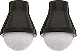 2Pcs Golf Ball Retriever Putter Sauger Finger Pick Up Training Tools Schwarz