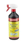 Pufas 5404000 Schimmelspray Antischimmelspray zum schnellen und gründlichen Entfernen von Schimmel, Grünbelägen, Stockflecken, Bakterien und Algen, 1L