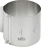 Birkmann RBV, 429413, Easy Baking, Tortenring extra hoch, Höhe 15 cm, Federbandstahl
