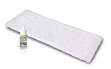 Putzen wie die Profis (Germany) Profi-Wischmopp Soft, Microfaser-Mopp aus 100% Microfaser | 40 cm | Ink. Gratisprobe Profi-GlasRein (5ml)