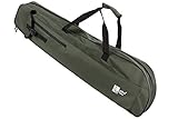 Zite Fishing Rutentasche Angeln 100cm – Ruten-Futteral für Teleskop-Ruten mit Schultergurten & Tragegriffen - Angelruten Tasche Angelkoffer Rod Bag