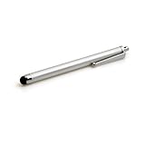 System-S Stylus Eingabe Stift kapazitiver Bildschirm für Smartphone, Touchscreen Handy,Tablet, PC, PDA, Silber