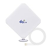 Aigital 4G Antenne TS9 LTE Antenne 35dBi Dual Mimo Netzwerk Antenne Signalverstärker für 3G/4G Router Vodafone Huawei E5377 E160 E160E E173 E1820 E3613 E353 E355-2m Kabel