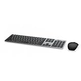 Dell 580-AFQK Premier Wireless-Tastatur und Maus Schwarz Deutsches Tastaturlayout Bluetooth KM717-gy-Ger