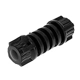 Exing Schwarze Kunststoff-Suchspulenschraube und Unterlegscheiben Zubehör für Metalldetektoren