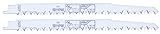 Connex COM330023 Säbelsägeblatt Holz grob nass, 230 mm, 2 Stück