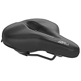 SQlab Unisex – Erwachsene 621 Ergolux Active 2.0 Fahrradsattel, Schwarz, 21 cm