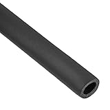 sourcing map 3 Stücke Schaum Schlauch 25mm x 9mm Klimaanlage Wärmedämmung Rohr Schwarz