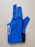 New Kamui Billard Pool Glove – Für die linke Hand – X-Large – Blau