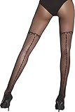 Damen gemusterte Strumpfhose Chantal 20 Den Adrian