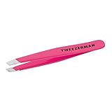 TWEEZERMAN Studio Collection Mini Slant Tweezer kleine Pinzette, pretty in pink,1er Pack (1 x 1 Stück)