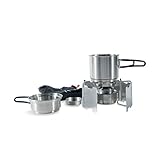 Tatonka Unisex Brenner Alcohol Burner Set, transparent, 8,5 x 8,5 x 13 cm