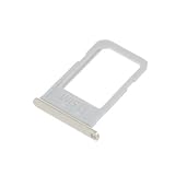 jbTec® SIM-Tray/Karten-Halter passend für Samsung Galaxy S6 Edge+ Plus - Schlitten Slot Handy-Karte Rahmen Karten-Fach Holder, Farbe:Silber