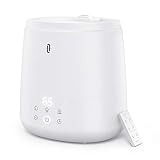 TaoTronics Ultrasonic Luftbefeuchter, 6L Warmer/Kühler Nebel Top Fill Luftbefeuchter mit Fernbedienung, Kundenspezifische Luftfeuchtigkeit, Schale für Ätherisches Öl, für Schlafzimmer/Wohnzimmer/Büros