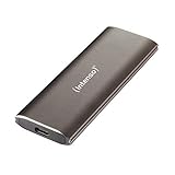 Intenso Externe SSD Professional, 1TB, Portable Solid State Drive, USB 3.1, Braun-Metallic, Aluminium, 1 TB