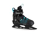 HUDORA Kinder & Jugendliche Allround Schlittschuh Comfort, Black, Gr. 35-40-Eislaufschuhe Ice Skates, schwarz, 35-40