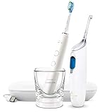 Philips Sonicare Elektrische Zahnbürste Diamondclean 9000 und Interdentalreinigungssystem Airfloss Ultra - 1100 g