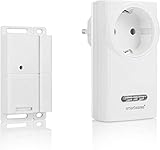 Smartwares Funk-Abluftsteuerung mit Fenster-Magnetkontakt und Funksteckdose für Dunstabzugshaube, Sh5-SET-KHC