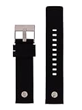 Diesel Uhrenarmband 22mm Leder Schwarz Uhrband DZ-7307 / LB-DZ7307