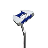 Unbekannt Golf Übung Chipper, Zinklegierungs-Edelstahl-Golf-Putter-Golfclub-Mann-und Frauen-Putter-halbkreisförmiger Putter (Farbe : Blau, Größe : 34.5 inches)